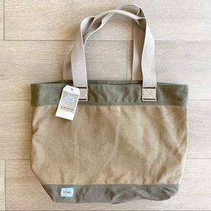 Toms Transport Blocked Canvas Tote Bag